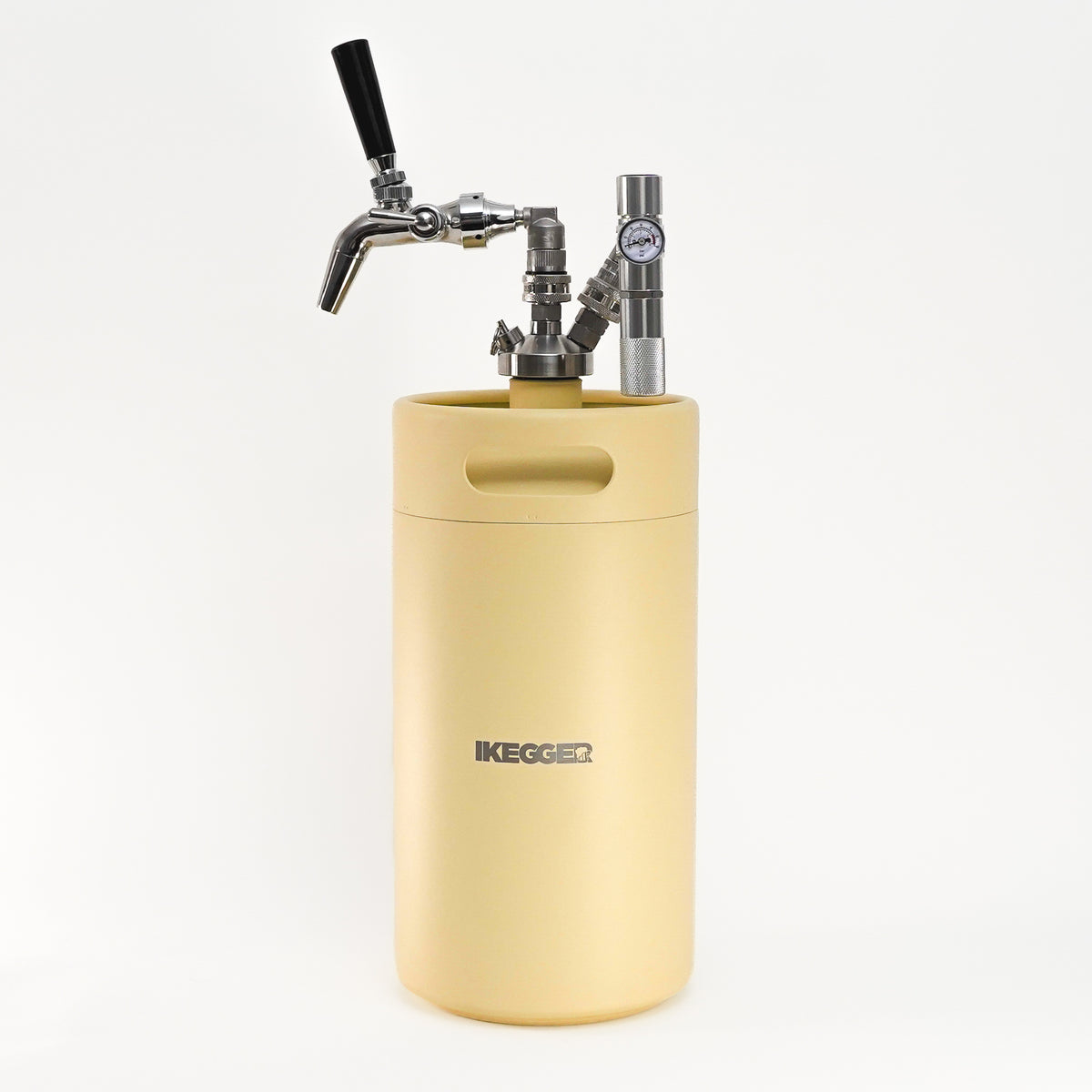 iKegger Insulated Mini Keg - Vanilla Bean - Yellow - 2L, 4L &amp; 5L