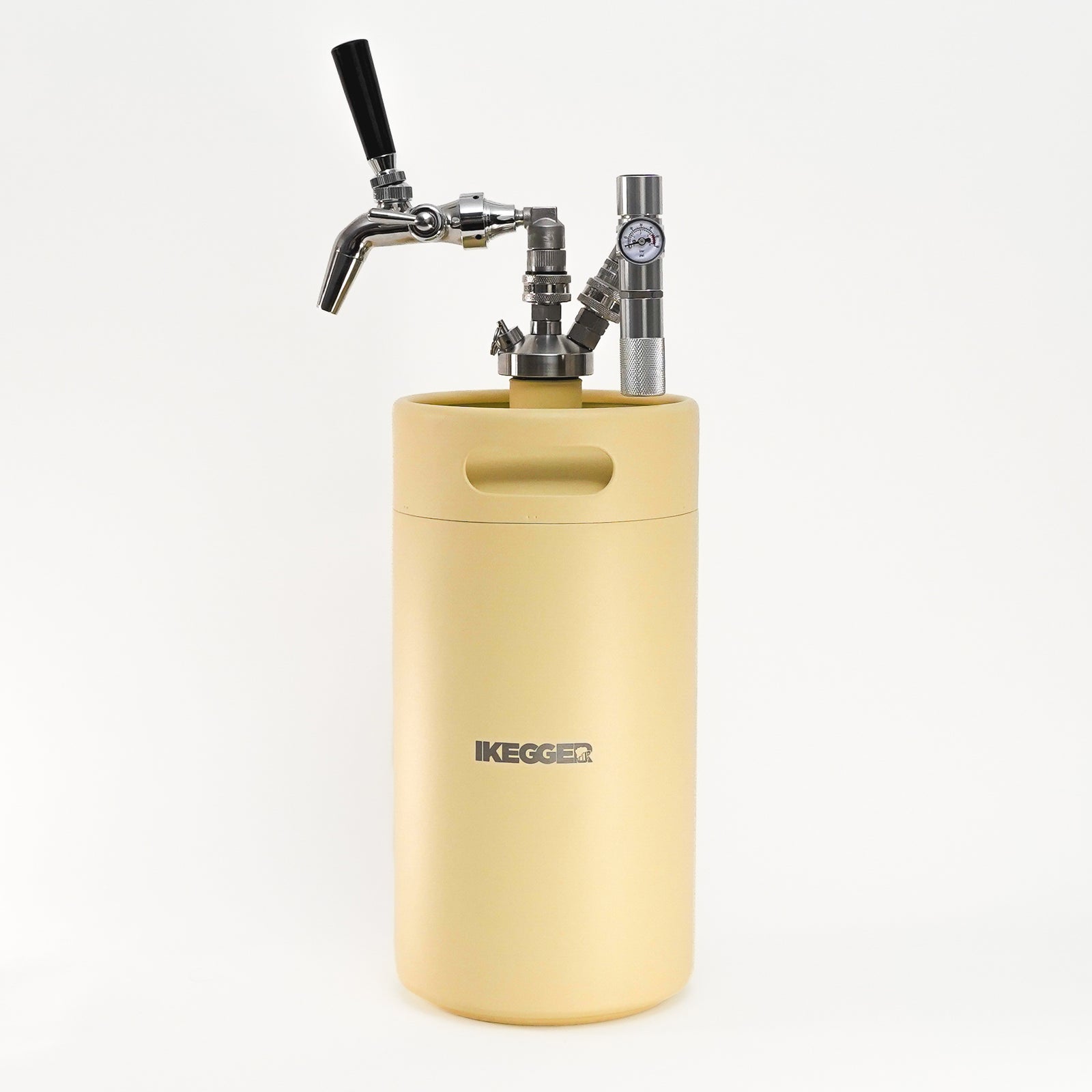 iKegger Insulated Mini Keg - Vanilla Bean - Yellow - 2L, 4L & 5L