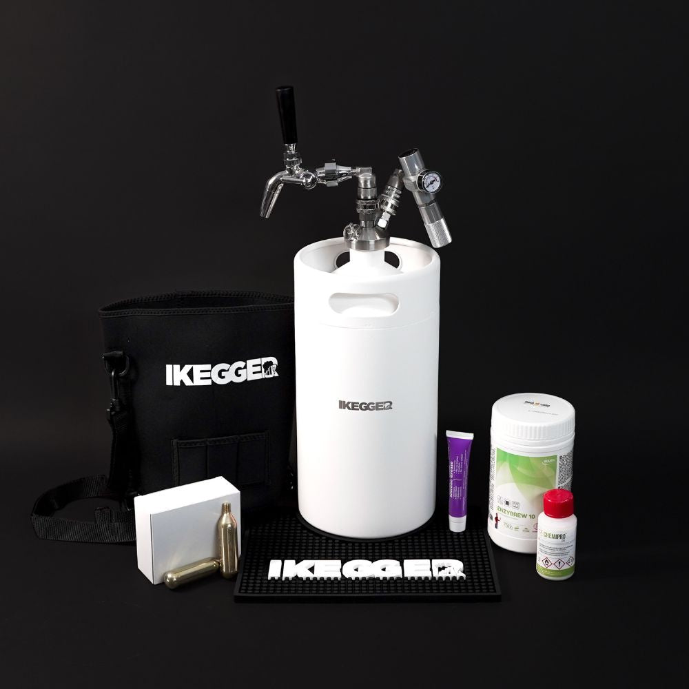 iKegger | Premium Mini Keg Set for Beer with Flow Control Tap &amp; CO2
