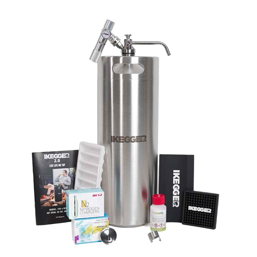 <tc>iKegger</tc> 2.0 | Cócteles y café nitro | Completo | Incluye gas y accesorios