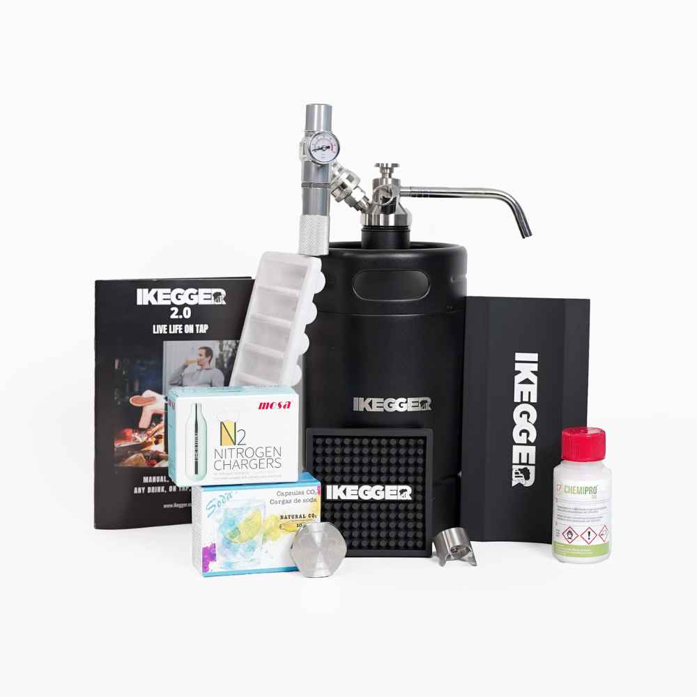 <tc>iKegger</tc> 2.0 | Cócteles y café nitro | Completo | Incluye gas y accesorios