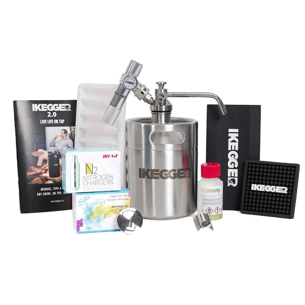 <tc>iKegger</tc> 2.0 | Cócteles y café nitro | Completo | Incluye gas y accesorios
