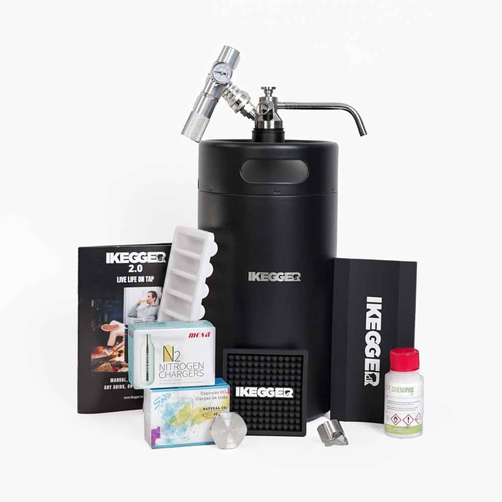 <tc>iKegger</tc> 2.0 | Cócteles y café nitro | Completo | Incluye gas y accesorios