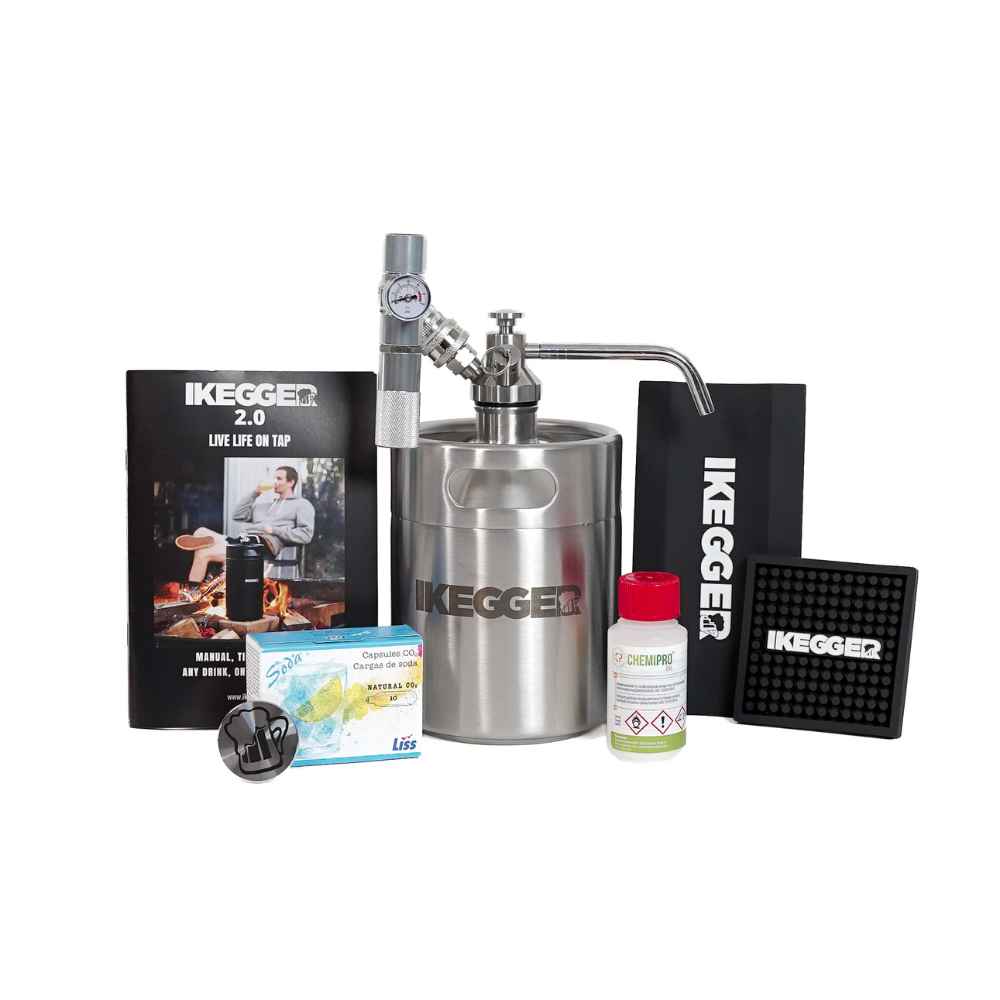 <tc>iKegger</tc> 2.0 | Essential Mini Keg Bundle – Fertig zum Einschenken