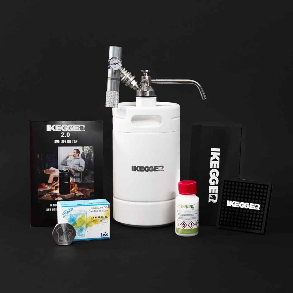 <tc>iKegger</tc> 2.0 | Essential Mini Keg Bundle – Fertig zum Einschenken