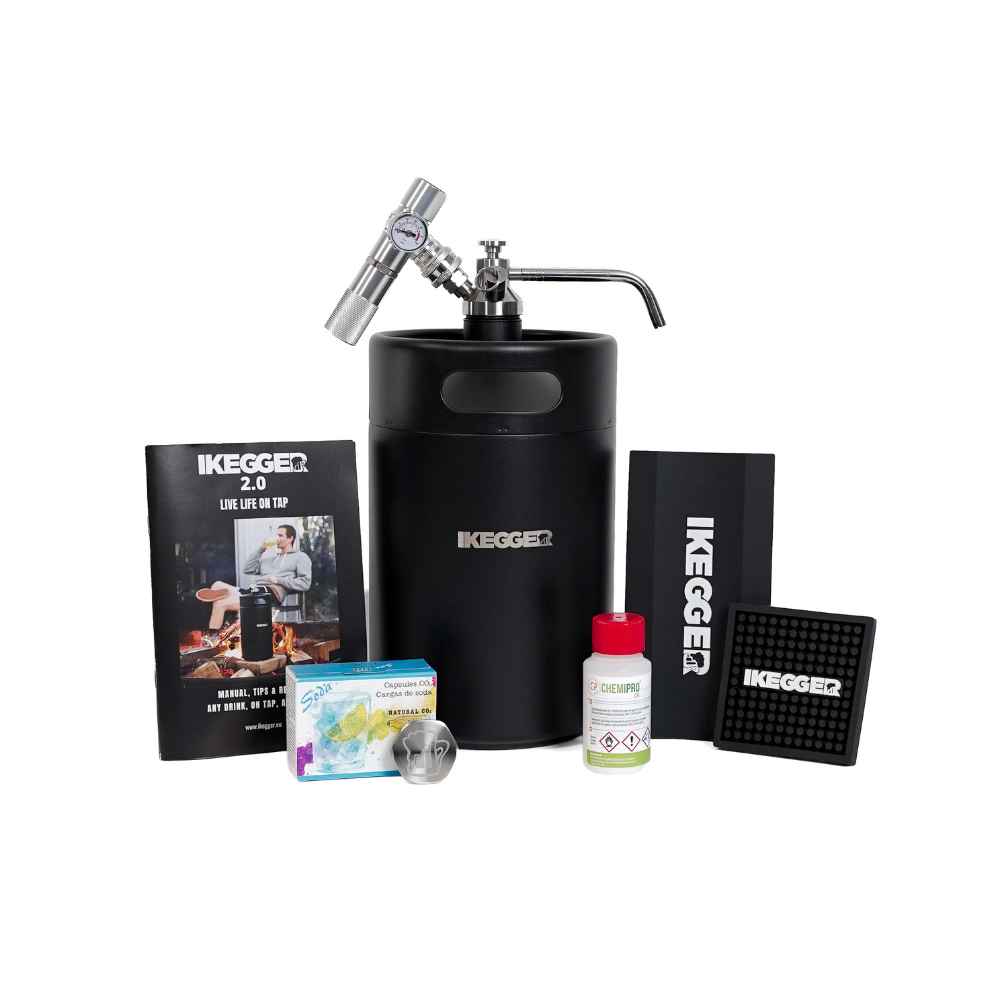 <tc>iKegger</tc> 2.0 | Essential Mini Keg Bundle – Fertig zum Einschenken