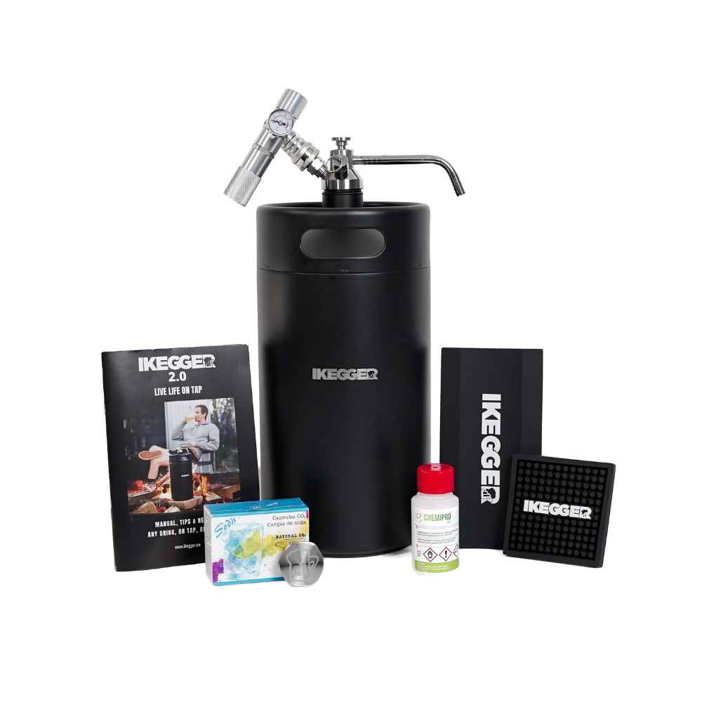<tc>iKegger</tc> 2.0 | Essential Mini Keg Bundle – Fertig zum Einschenken