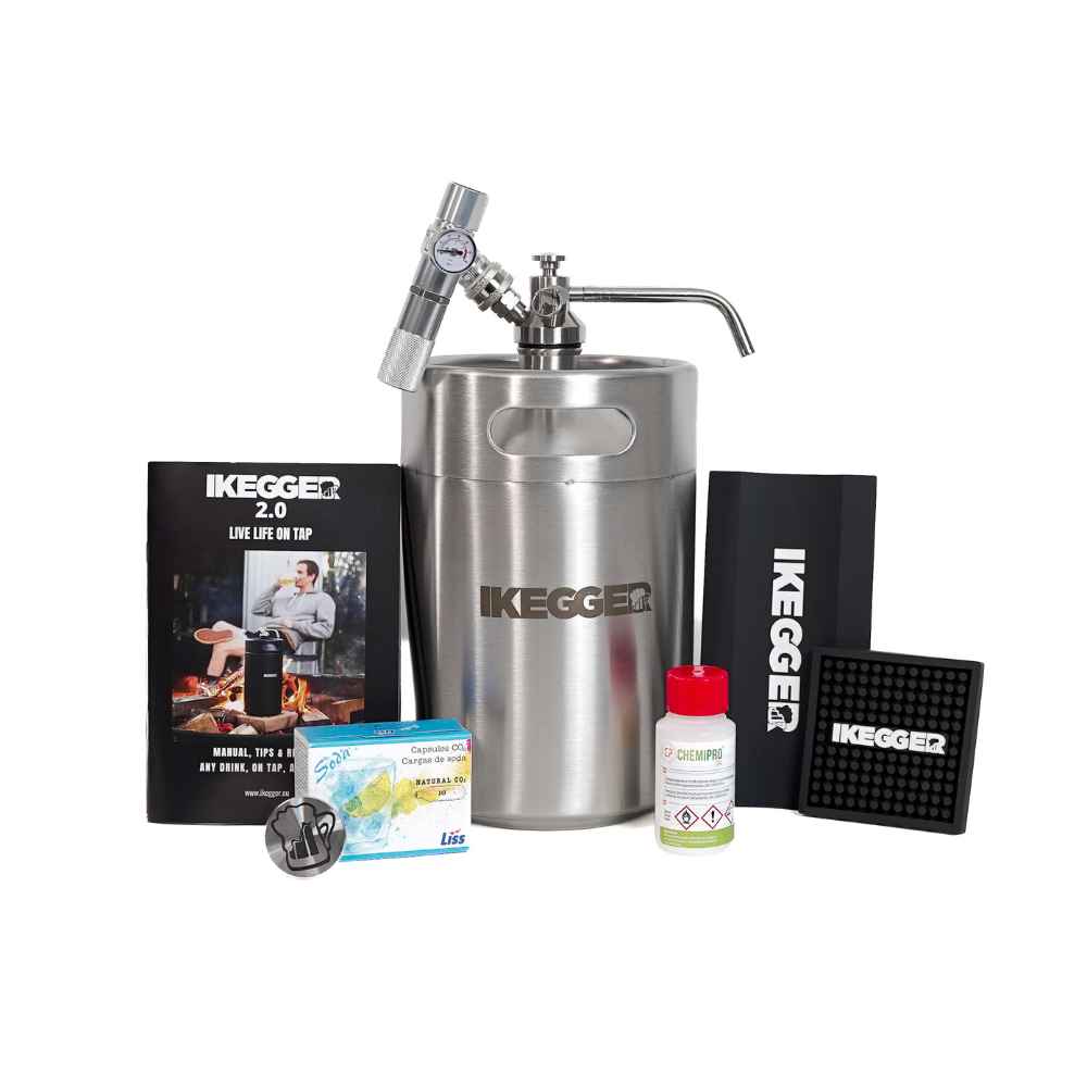 <tc>iKegger</tc> 2.0 | Essential Mini Keg Bundle – Fertig zum Einschenken