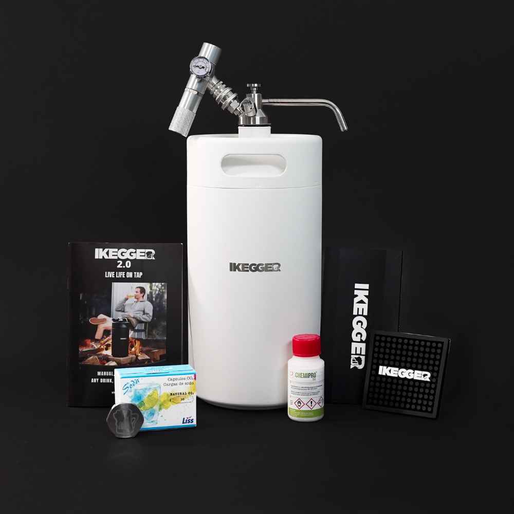 <tc>iKegger</tc> 2.0 | Essential Mini Keg Bundle – Fertig zum Einschenken