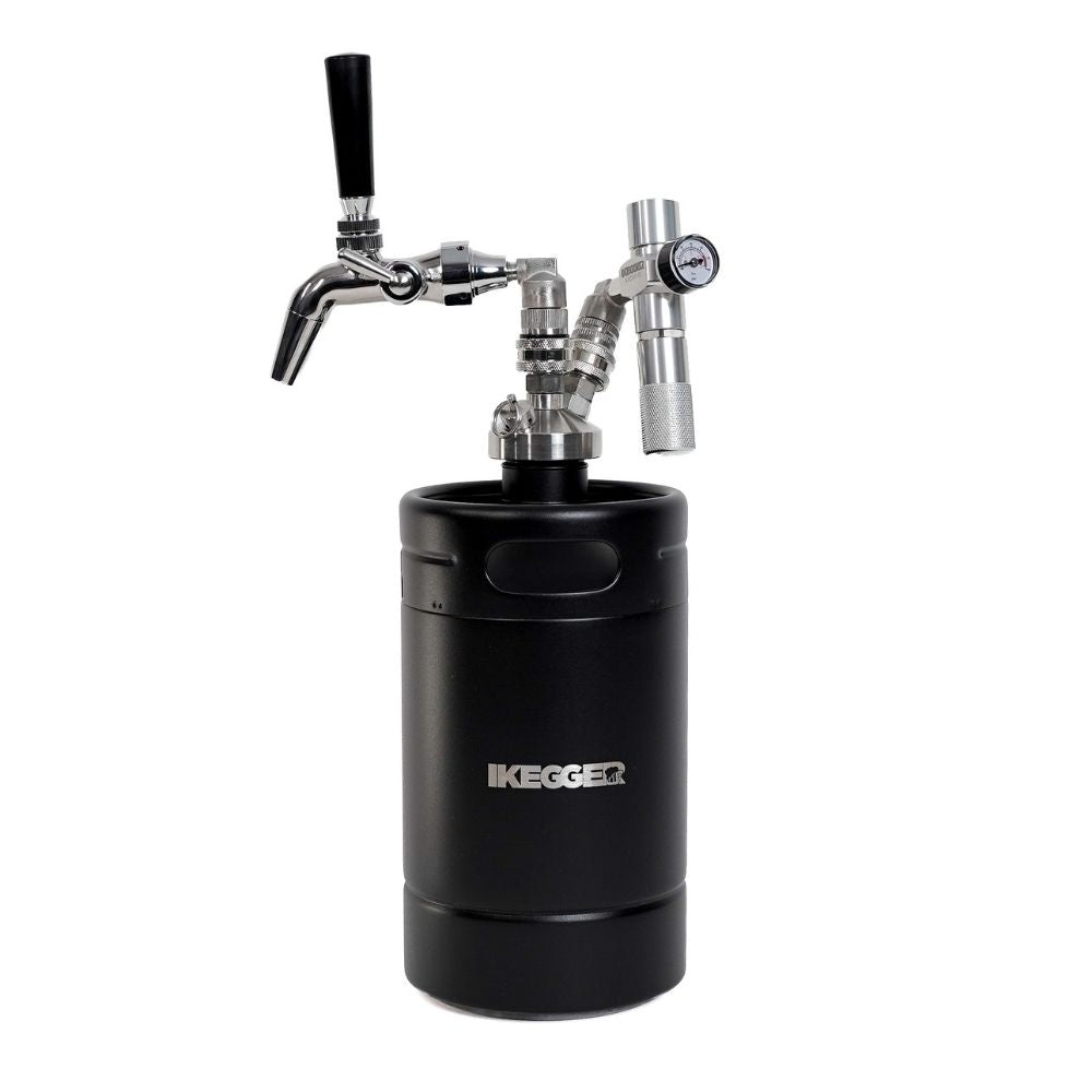 iKegger Insulated Mini Keg | Black -  2L, 4L &amp; 5L