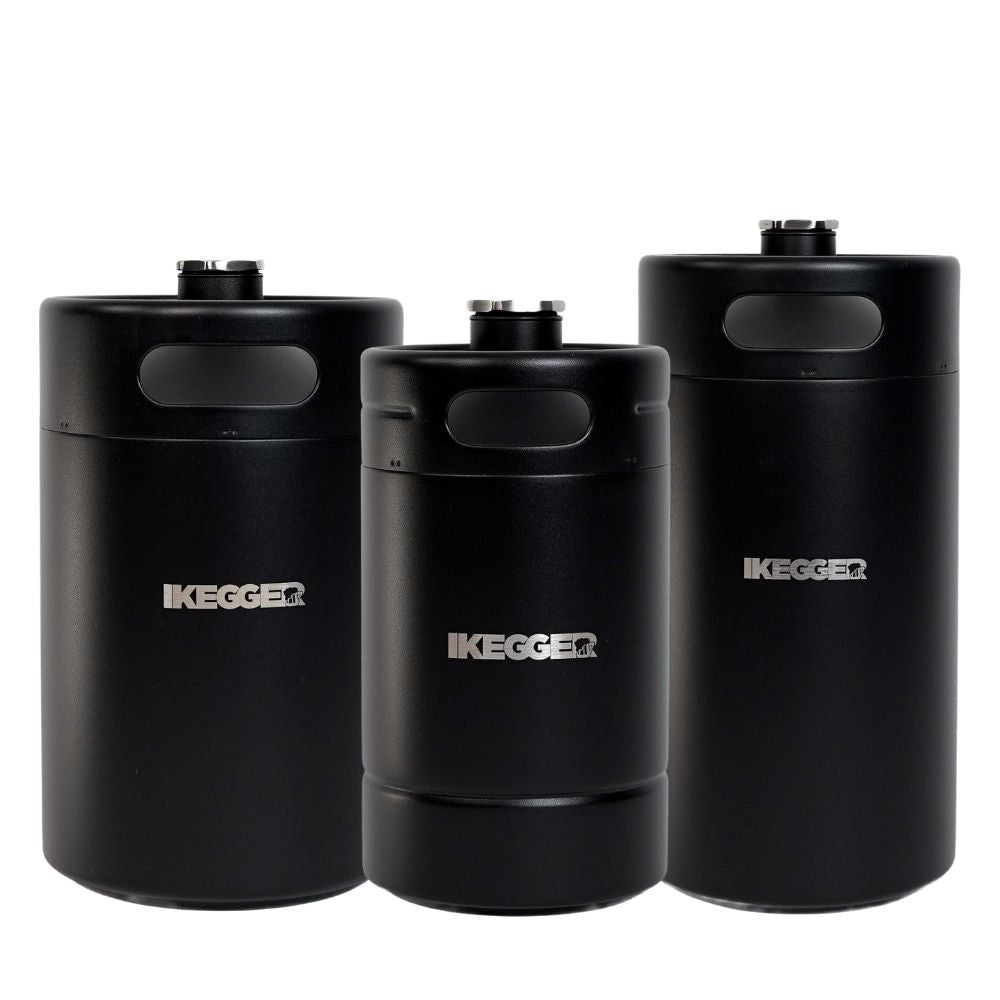 iKegger Insulated Mini Keg | Black -  2L, 4L & 5L