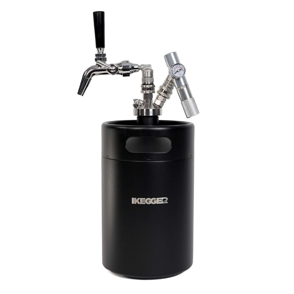 iKegger Insulated Mini Keg | Black -  2L, 4L &amp; 5L