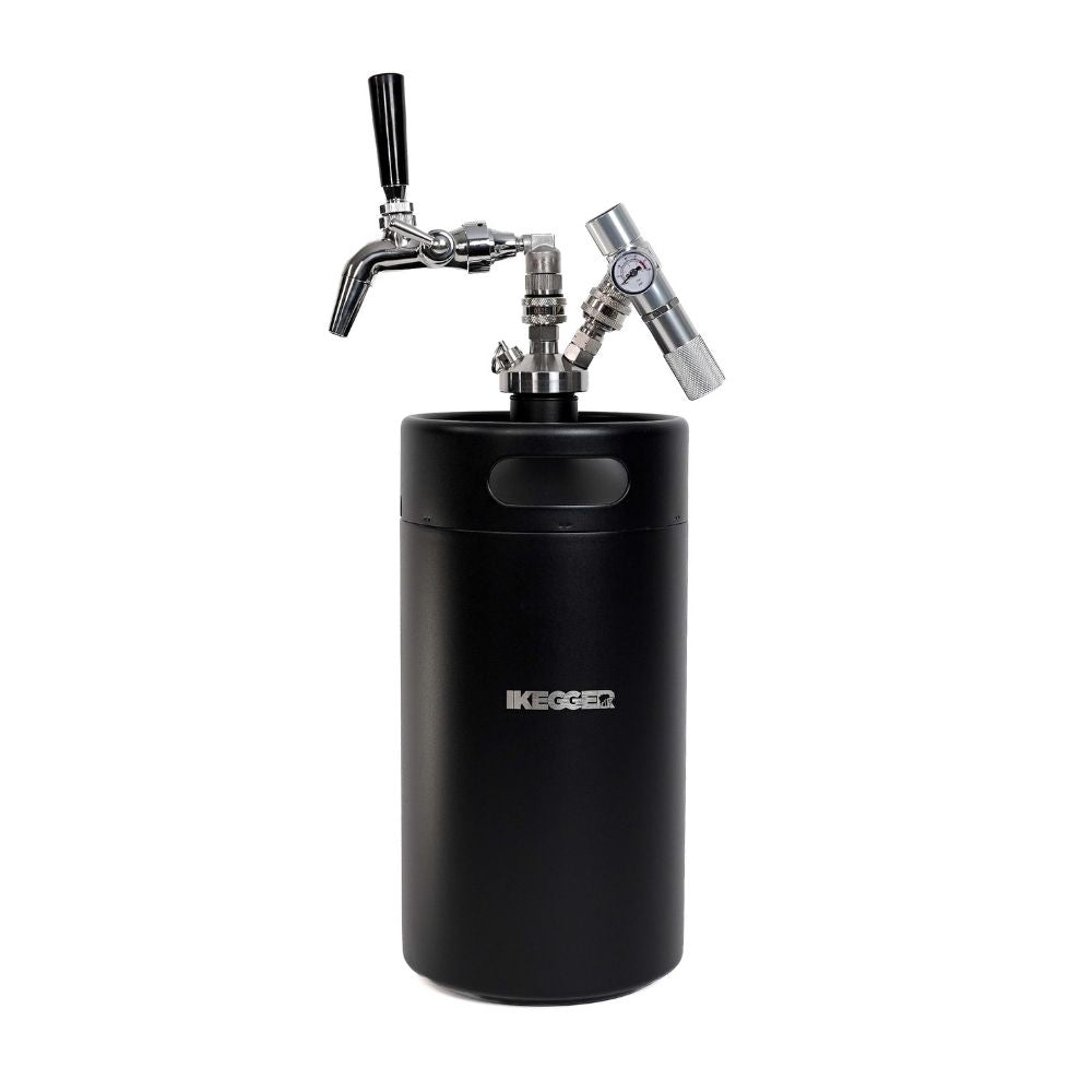 iKegger Insulated Mini Keg | Black -  2L, 4L &amp; 5L
