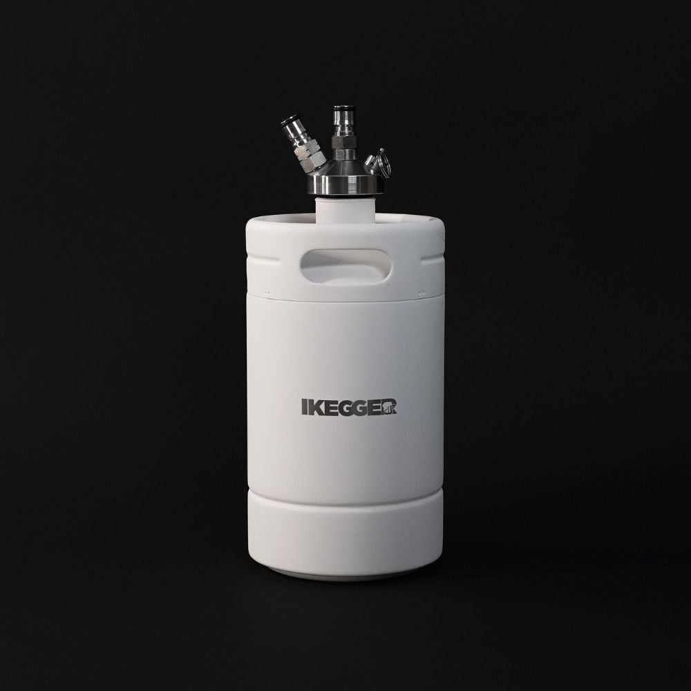 iKegger Insulated Mini Keg | White -  2L &amp; 5L