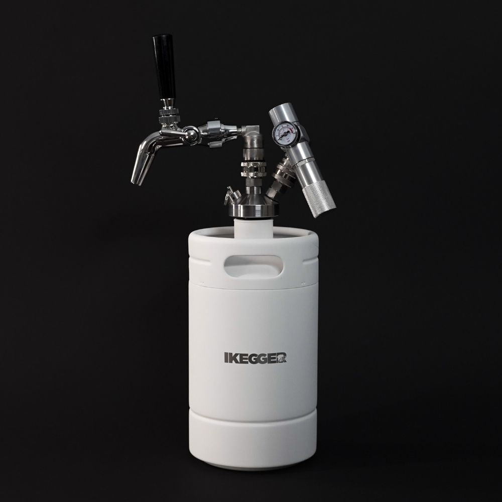 iKegger Insulated Mini Keg | White -  2L &amp; 5L