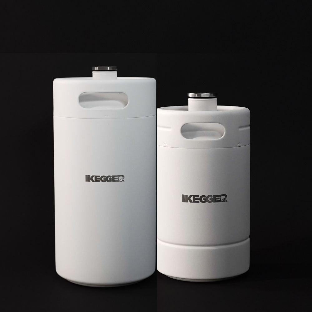 iKegger Insulated Mini Keg | White -  2L &amp; 5L