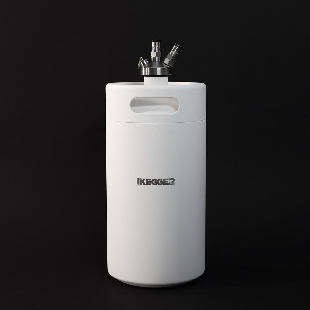 iKegger Insulated Mini Keg | White -  2L &amp; 5L