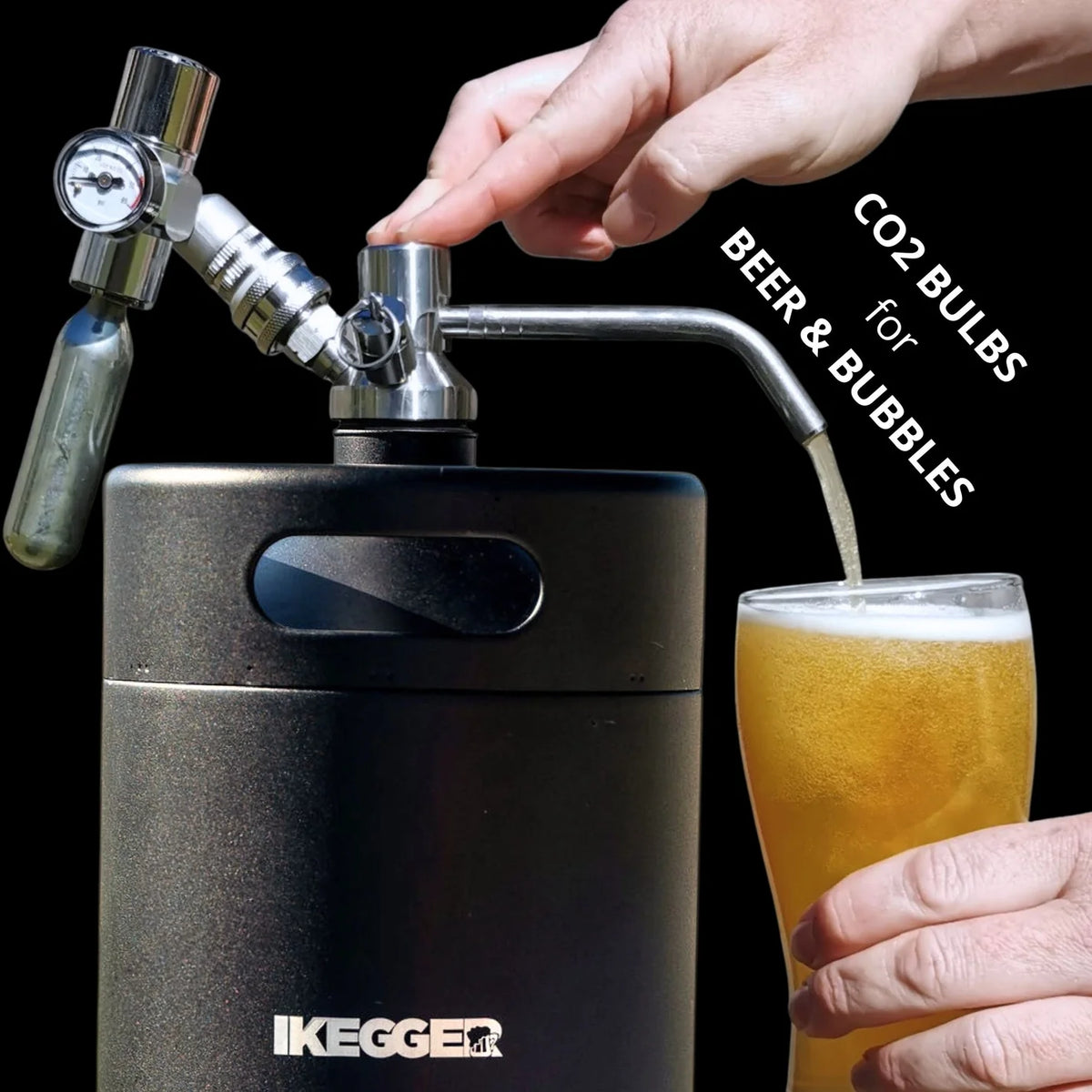 iKegger 2.0 | Complete Keg System – Essential Gas Bundle for Beer &amp; Nitro