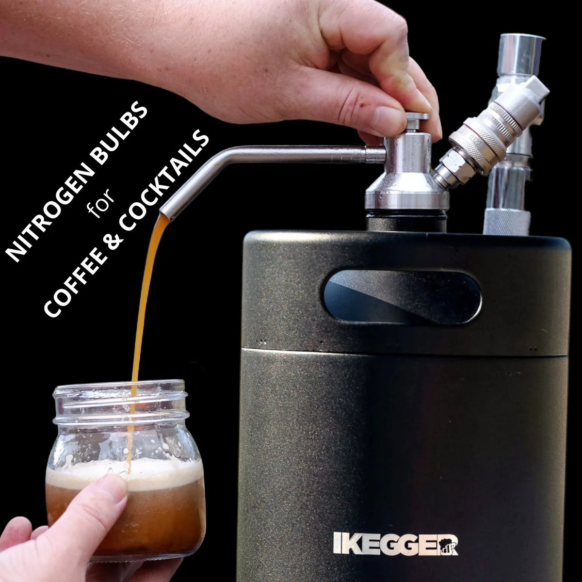 iKegger 2.0 | Complete Keg System – Essential Gas Bundle for Beer &amp; Nitro