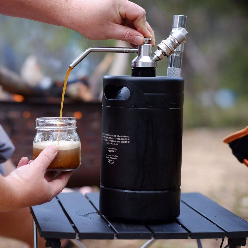 Cold Brew Coffee Maker and Nitro Coffee Keg Package