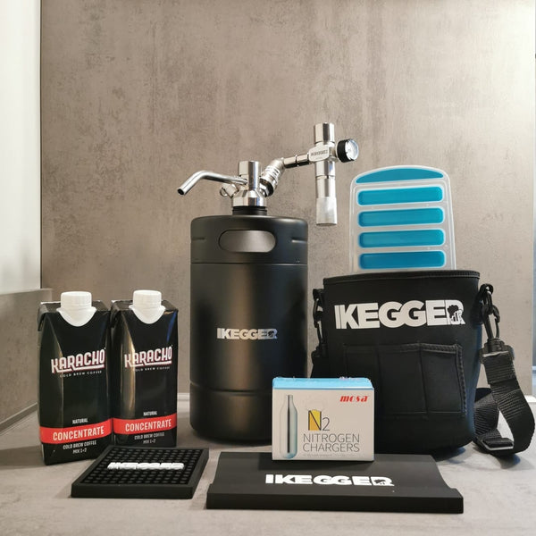 iKegger Espresso Martini package with Mini Keg, nitrogen and cold brew