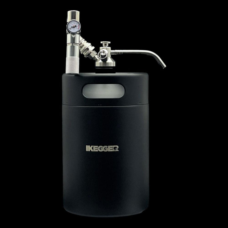 iKegger 2.0 Basic Mini Keg Set with Push Tap and Mini Regulator