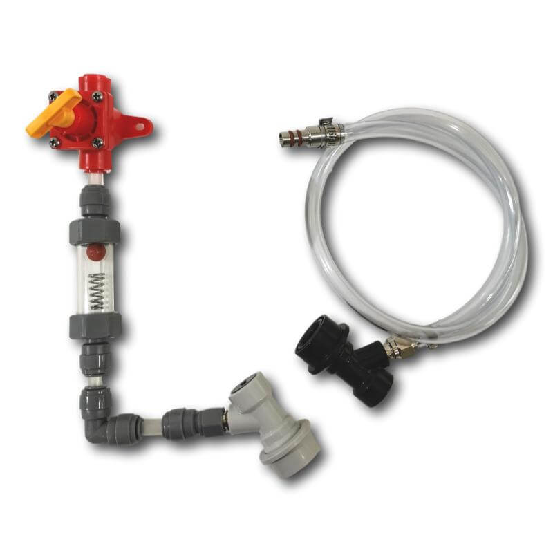 auto stop filler tap spout to keg intertap