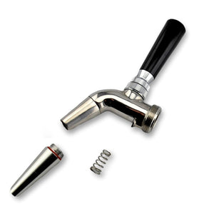 stainless steel tap ikegger with stout spout and spring