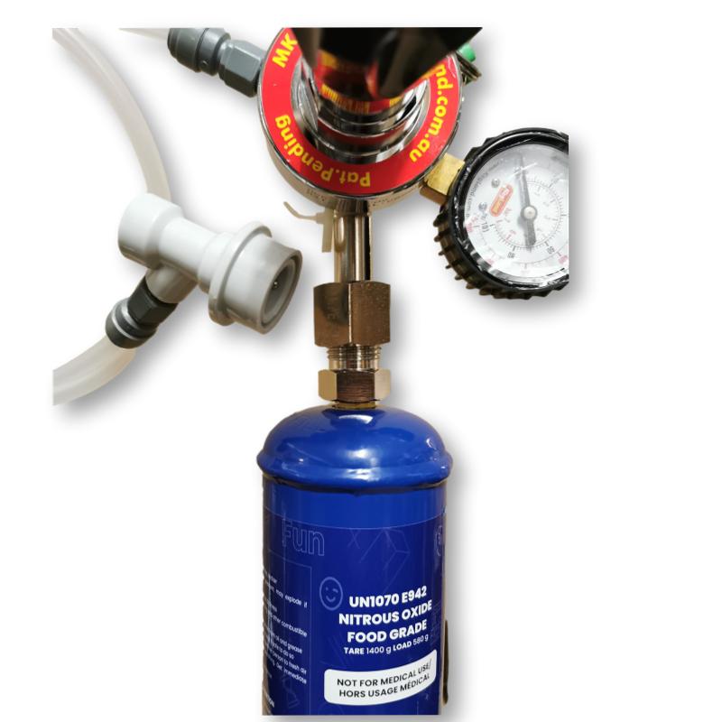 nitrous oxide bottle adapter