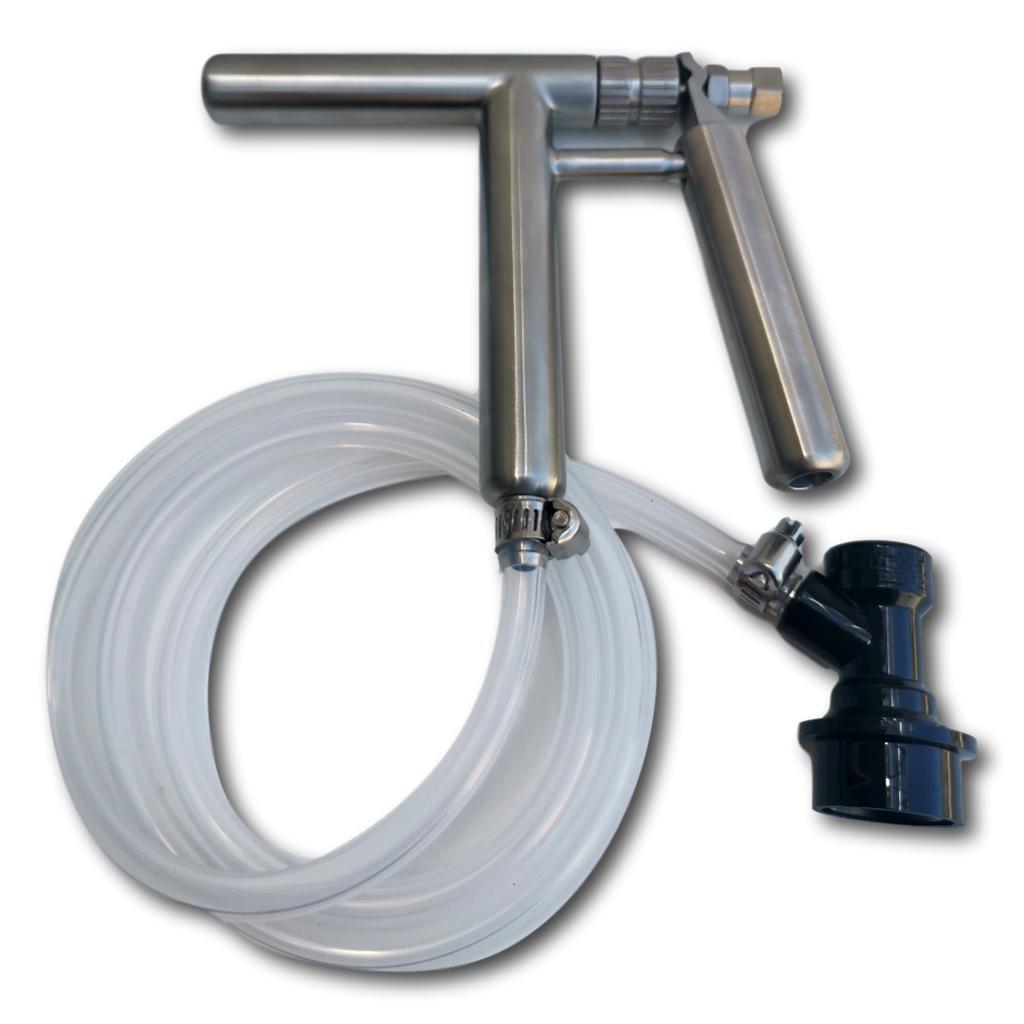 stainless steel pluto gun on plastic barb disconnect